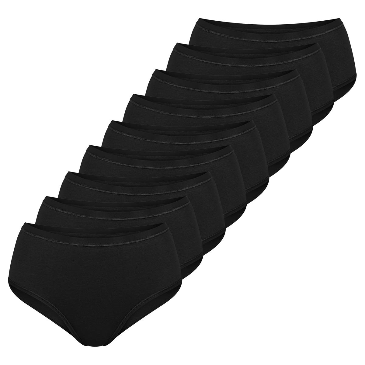 sloggi Dames midi slip 9 pack GO Daily Cotton