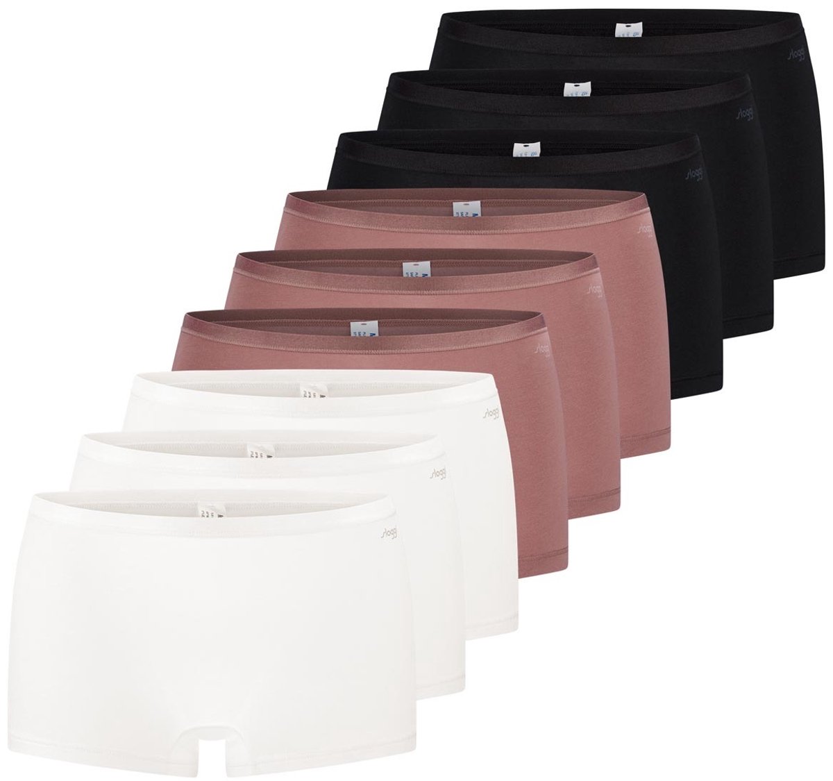 sloggi Dames shorts slip 9 pack GO Daily Cotton