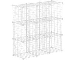 Wire Cube Storage Organizer - Multifunctioneel voor Boeken, Speelgoed, Craft en Planten