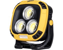 LED Werkplaatslamp op accu, oplaadbare werklamp met magneetvoet, oplaadbaar via USB