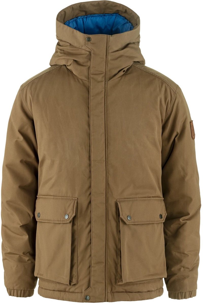 Fjällräven Övik Padded Jacket M – Wintersport Jassen Winterjassen Oranje