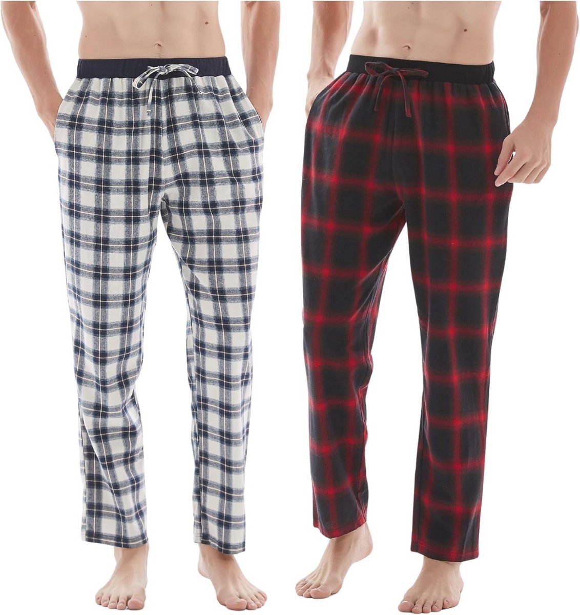 Heren Pyjama Katoenen Loungebroek - Warm en Comfortabel