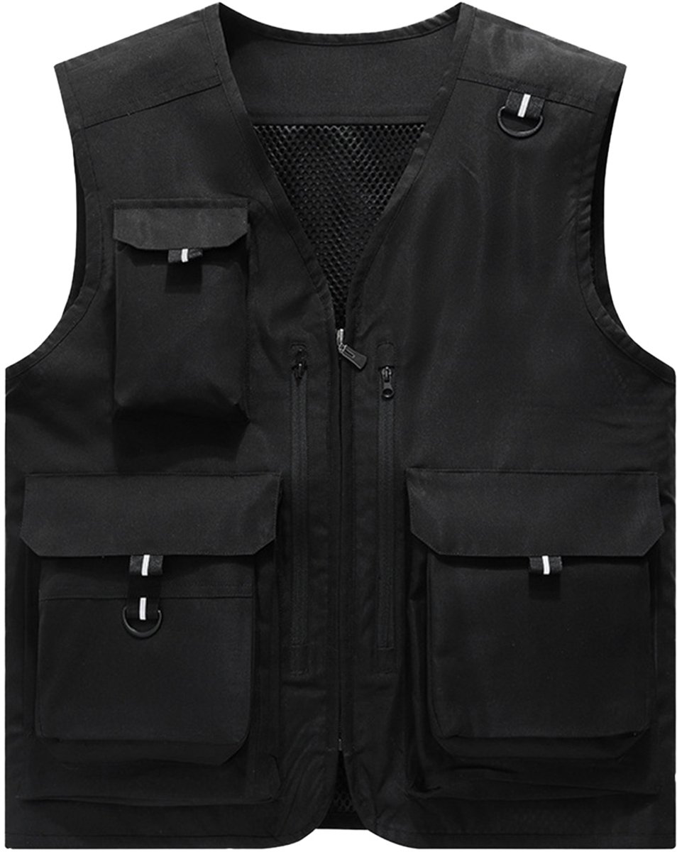 YOUTHUP Heren outdoor casual vest - 3D patchtas - S