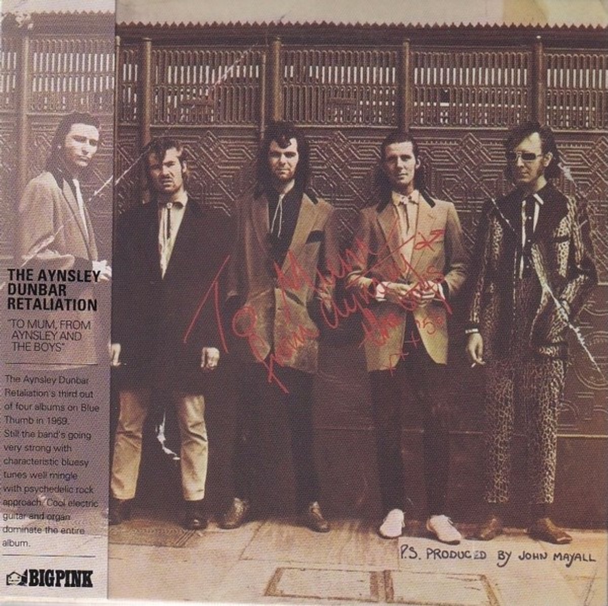 The Aynsley Dunbar Retaliation - To Mum, From Aynsley And The Boys (CD)