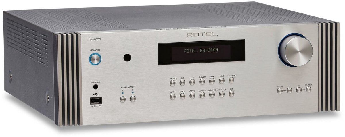 Rotel RA-6000S topklasse stereo versterker zilver