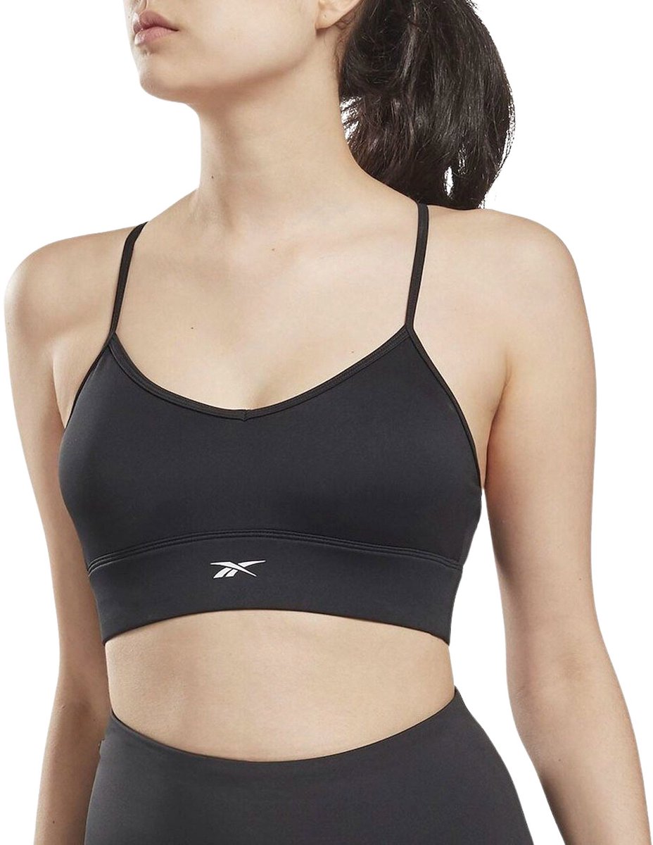 Reebok ID TRAIN TRI-BACK BRA Dames Sportbeha - Zwart - Maat XL