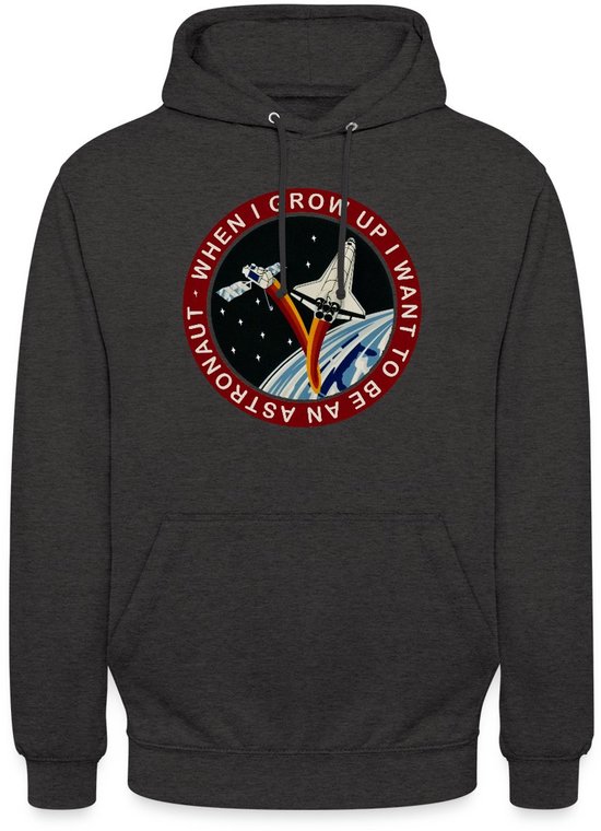 NASA When I grow Up I Want to Be An Astronaut Hoodie Unisex | bol