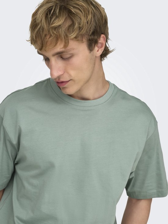 Only & Sons T Shirt Onsfred Rlx Ss Tee Noos 22022532 Chinois Vert Homme Taille - S