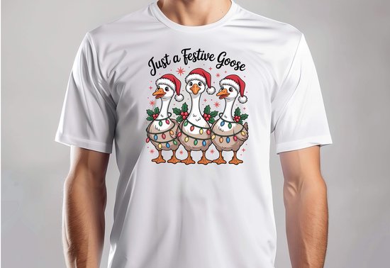 Goose festive - T-shirt - Joyeux Noël - Ambiance de Noël - Funny - Sarcasme - Joyeux Noël - Noël - Humour - Sarcasme