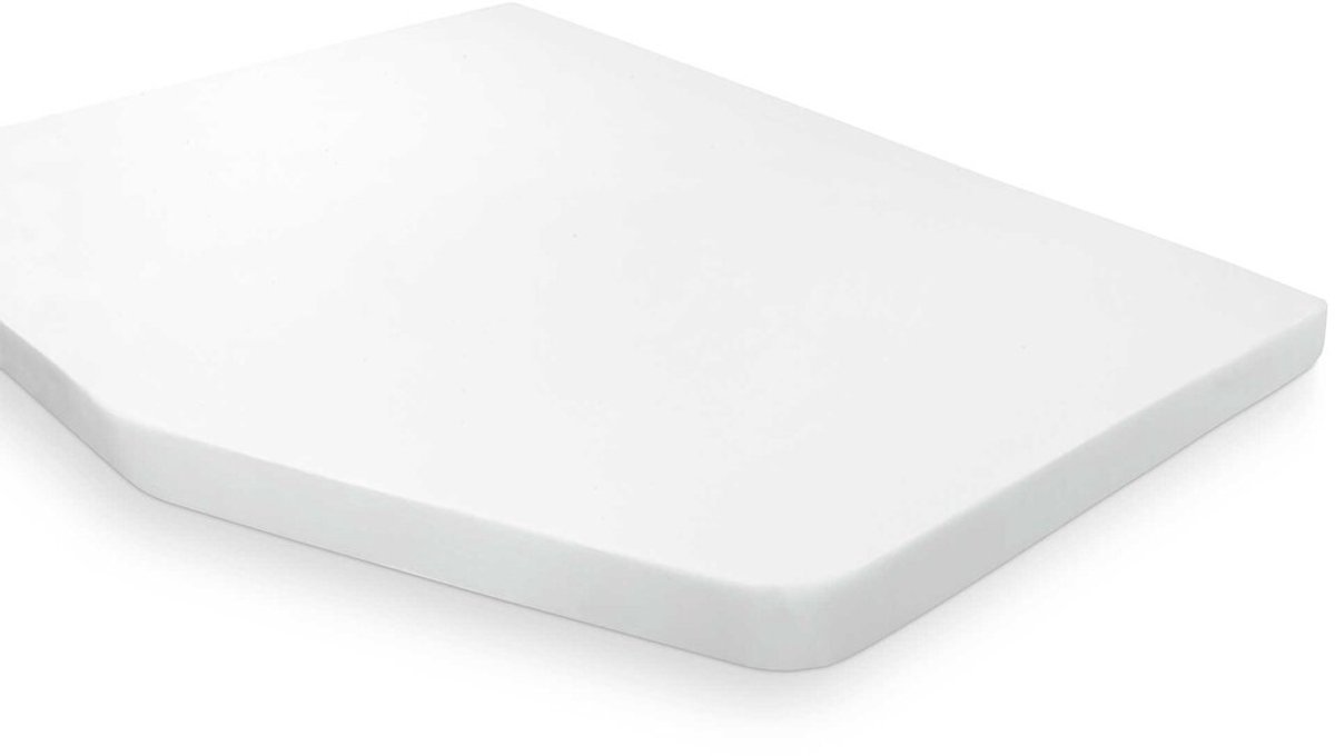 Walra Hoeslaken Jersey Stretch Frans bed L - 130/160x180/210 - 100% Katoen (BCI) - Wit