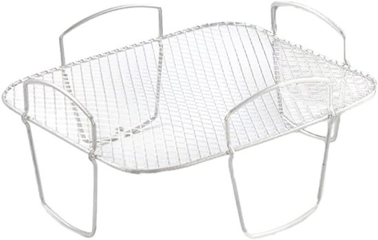 2 PCS Toast Rack Stainless Steel Toast Cooling Rack 8 Slice Toast Bread Rack Holder Grid Bread Loaf Slice Stand Rectangle Air Fryer Accessories For - View #2