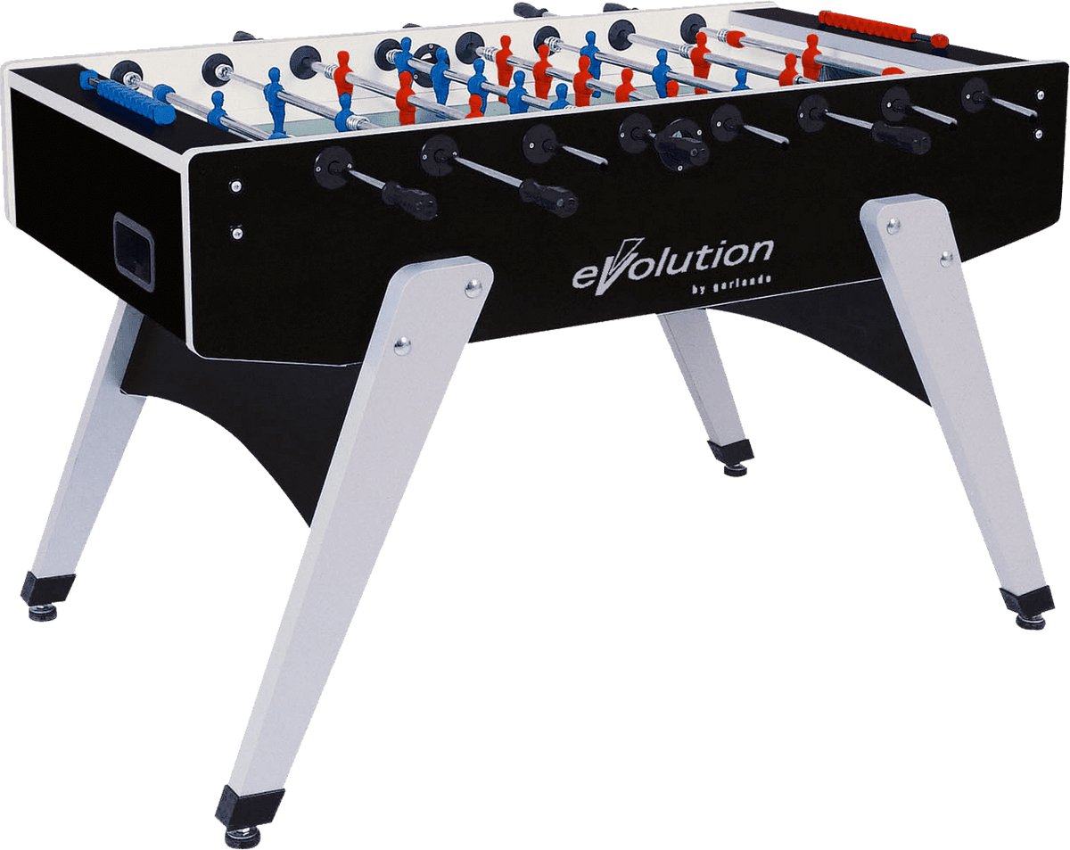 Garlando G-2000 Evolution Voetbaltafel - Kickertafel - Doorlopende Stangen - Voetbal - Voor zakelijk gebruik - inclusief 10 balletjes