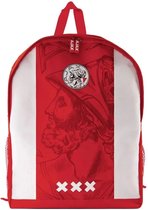 Rugtas wrw medium oud logo in de kleur rood.