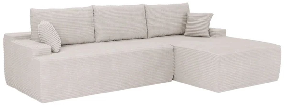 Coredo Bank - Corduroy bekleding - Rechts - Beige