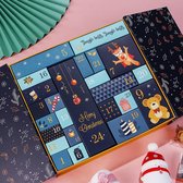 Calendrier De L'Avent DIY 2025 à Remplir Avec Guirlande LED - 24 Sacs En Tissu + Accessoires