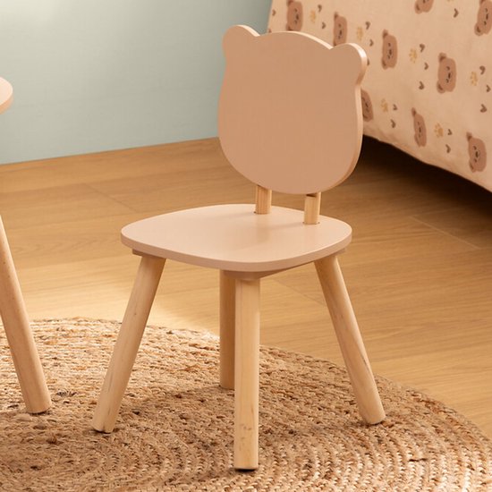 Chaise haute Ours Brun