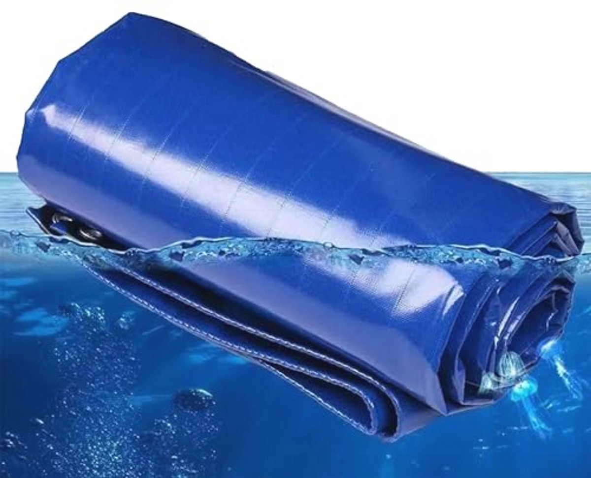 Waterdichte zeildoekhoes 4x6m - 520g/m² Zware Zeildoek voor Buiten - Scheurbestendig en UV-beschermend