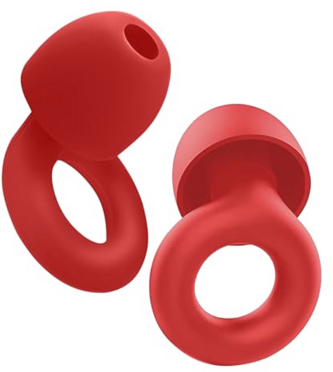 Herbruikbare siliconen oordopjes voor slapen - Gehoorbescherming voor festivals en reizen, SNR 26 dB, 4 verwisselbare maten (XS/S/M/L)