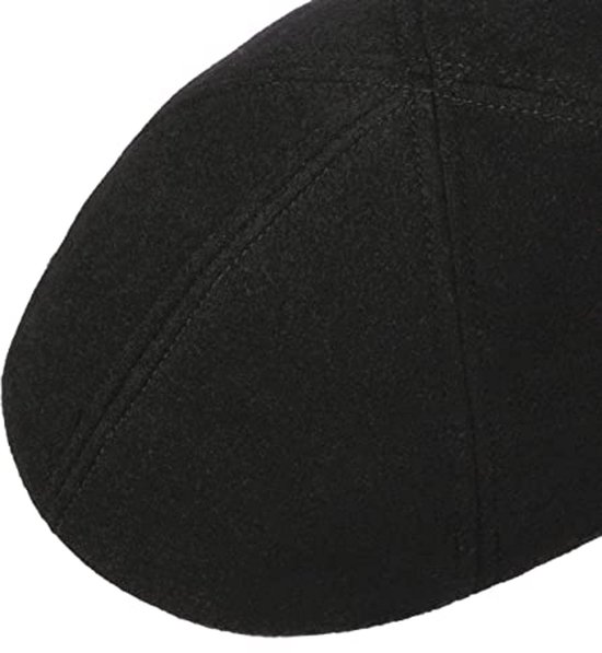 Stetson Texas Wool Gatsby Cap Men - Flaps Flat Hat Duckbill with Flap Lining for Fall/Winter — afbeelding 2