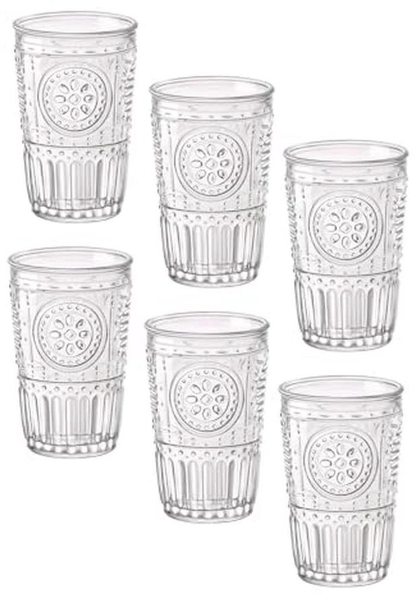 Glazenset Helder 340 ml - Vaatwasmachinebestendig Waterglas voor Cocktails en Water