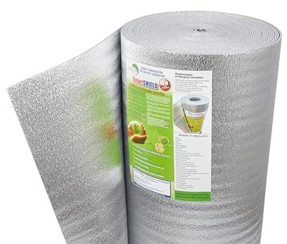 Reflecterende isolatierol - 5 mm 24''X50ft - Thermische folie en geluidsbarrière
