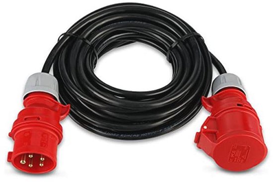 CEE verlengkabel voor buiten - 10 meter, IP44, 11000 W | bol