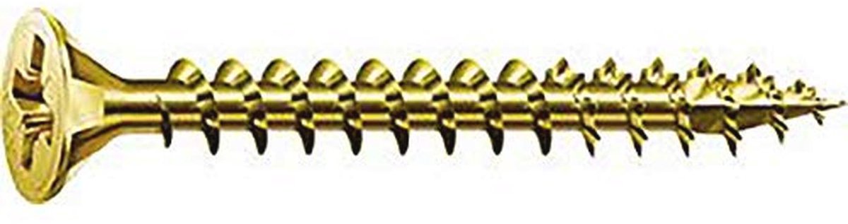 Verzonken schroeven met volledige schroefdraad 3x20 mm - 200 stuks