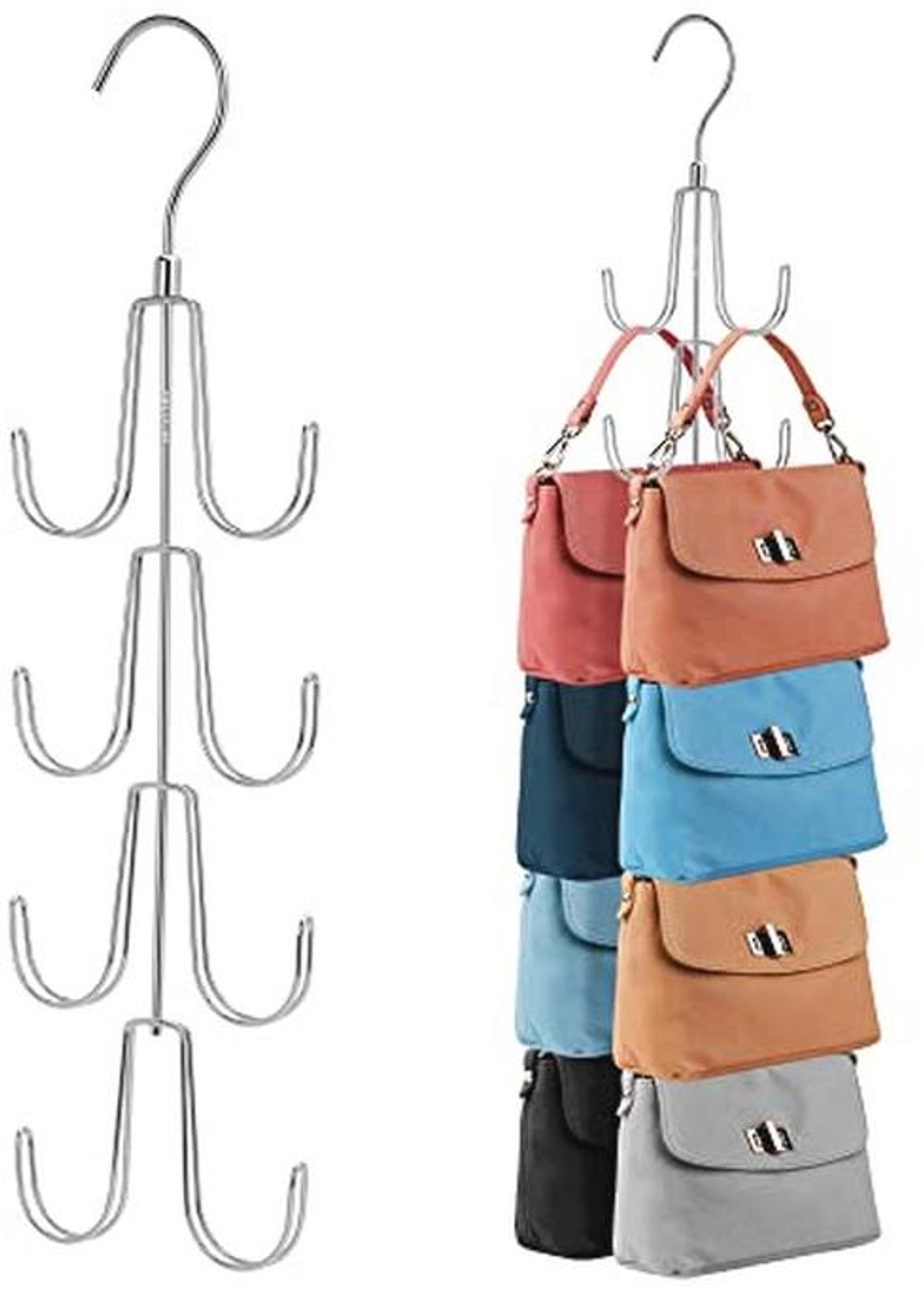Draaibare Portemonnee Hanger Organizer met 8 Opslagruimtes - Set van 2