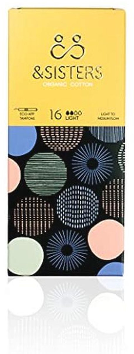 Organische katoenen eco-applicator tampons - 16 stuks
