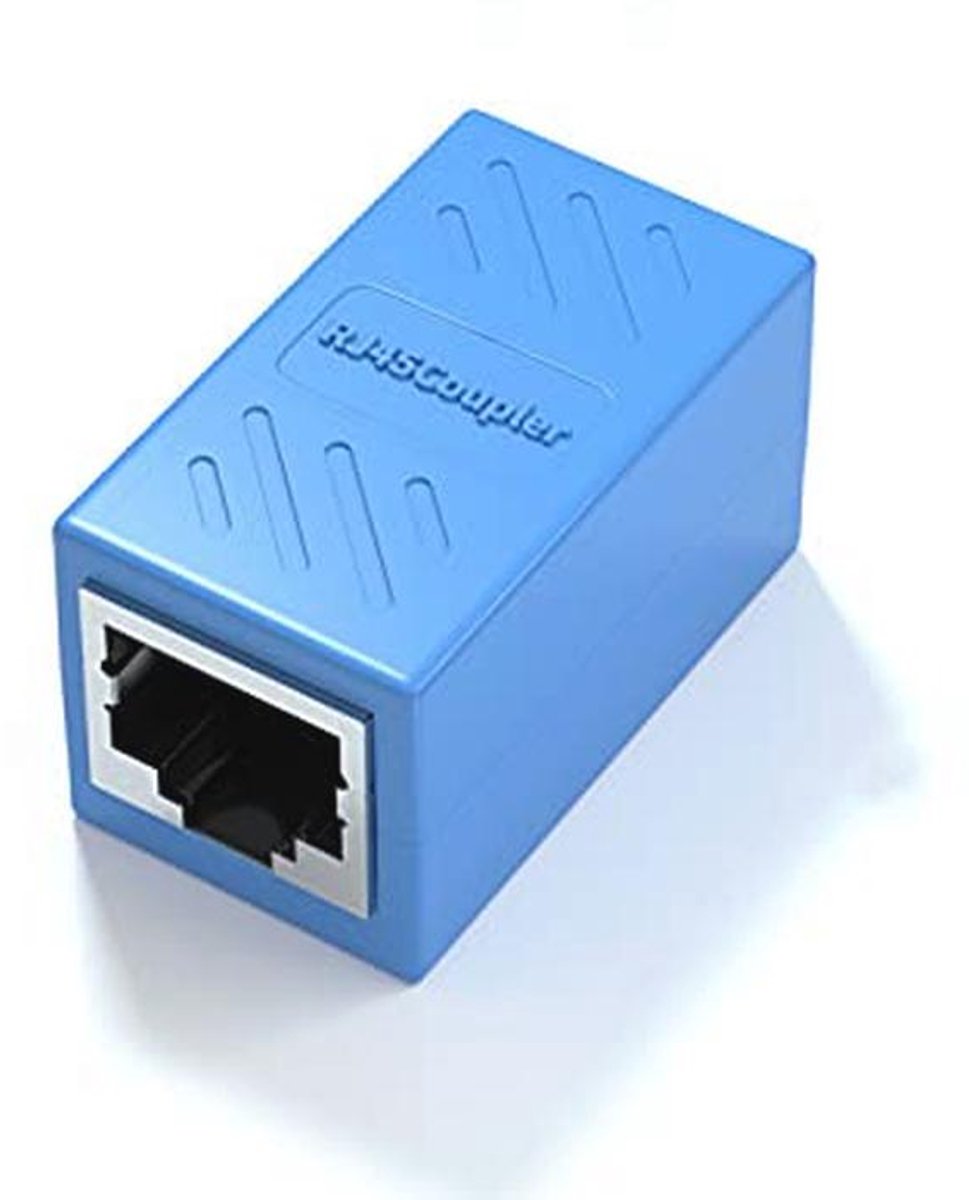 2-pack RJ45 Ethernet Koppeling - Netwerkkoppeling voor Cat7, Cat6, Cat5e, Cat5