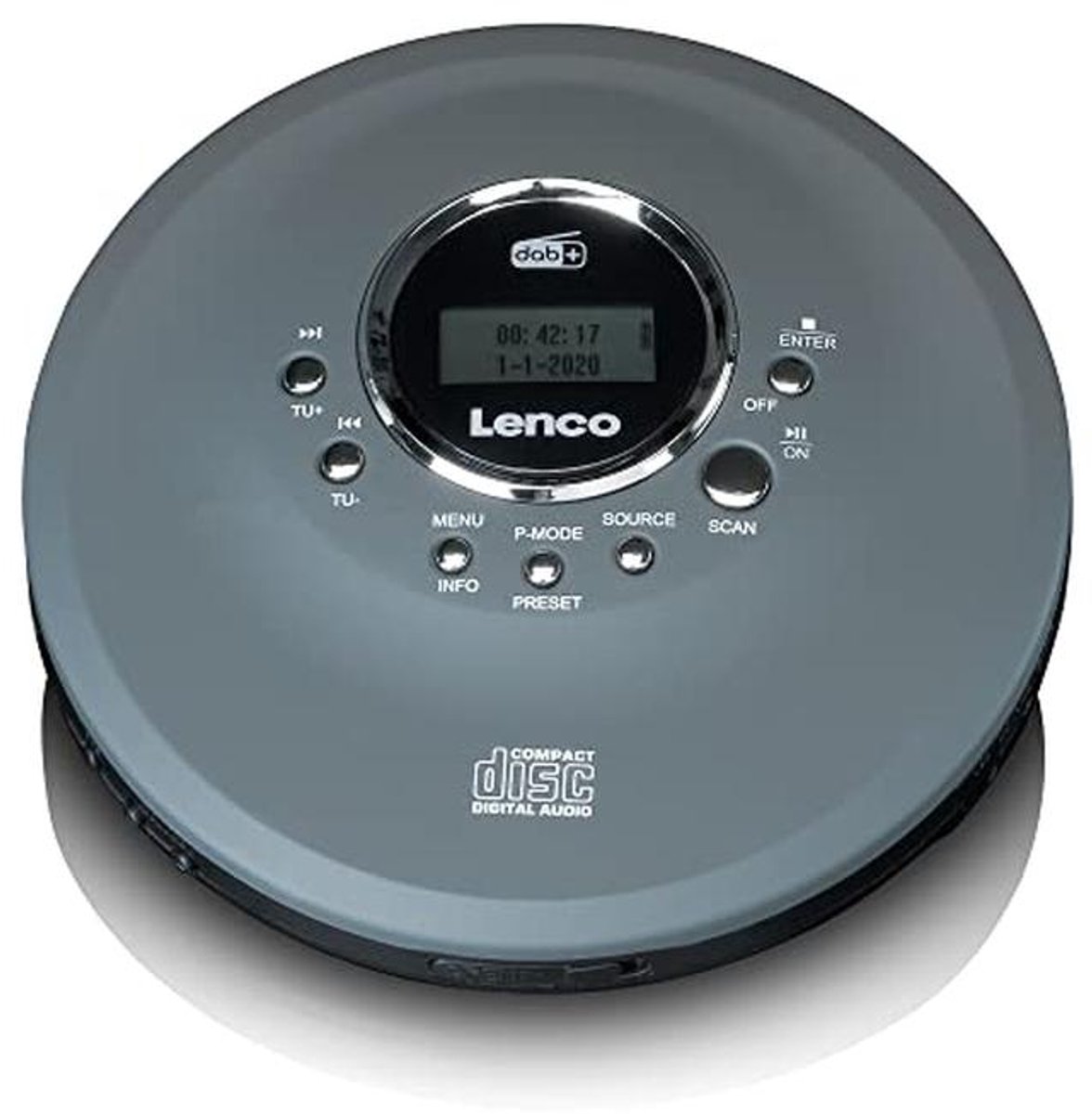 Draagbare CD-speler met DAB+ Radio - MP3 Speler met Antishock en Dynamische Bass Boost - Ideale Audioboekfunctie