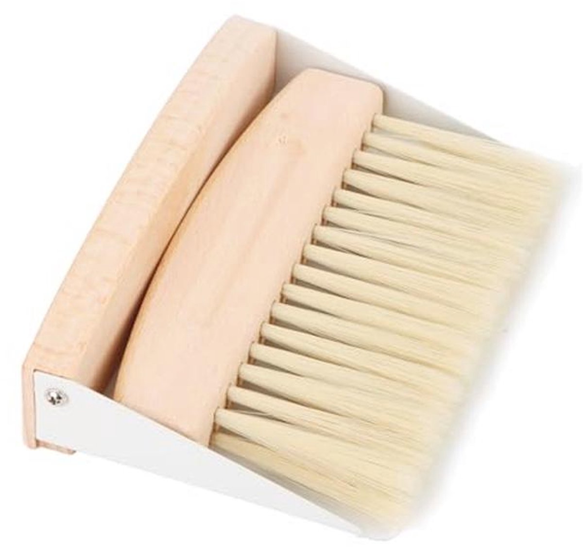 Mini veegplaat en handveger set voor schoonmaken en kruimels