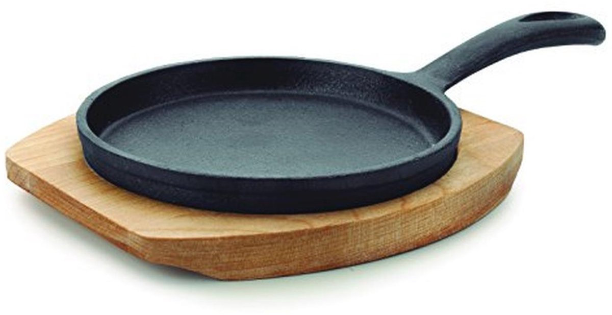 Mini Pan Glad 22x12,5 cm - Perfect voor Koken en Grillen