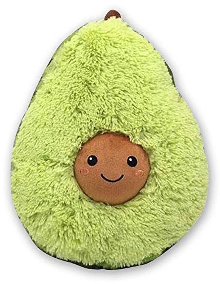 Avocado Pluche Dier Kussen - 20 cm Decoratief Speelgoed