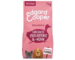 Edgard & Cooper Hondenvoer Droog graanvrij puppyvoer puppy hond junior 7 kg eend & kip met veel vers vlees, smakelijk en evenwichtig voedsel