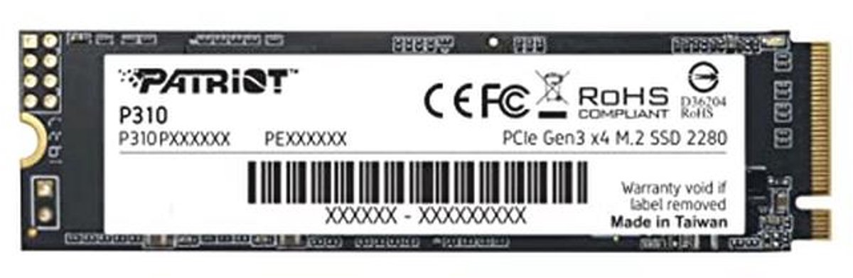 960GB NVMe PCIe Gen 3x4 M.2 2280 SSD - Hoge Prestaties Solid State Drive