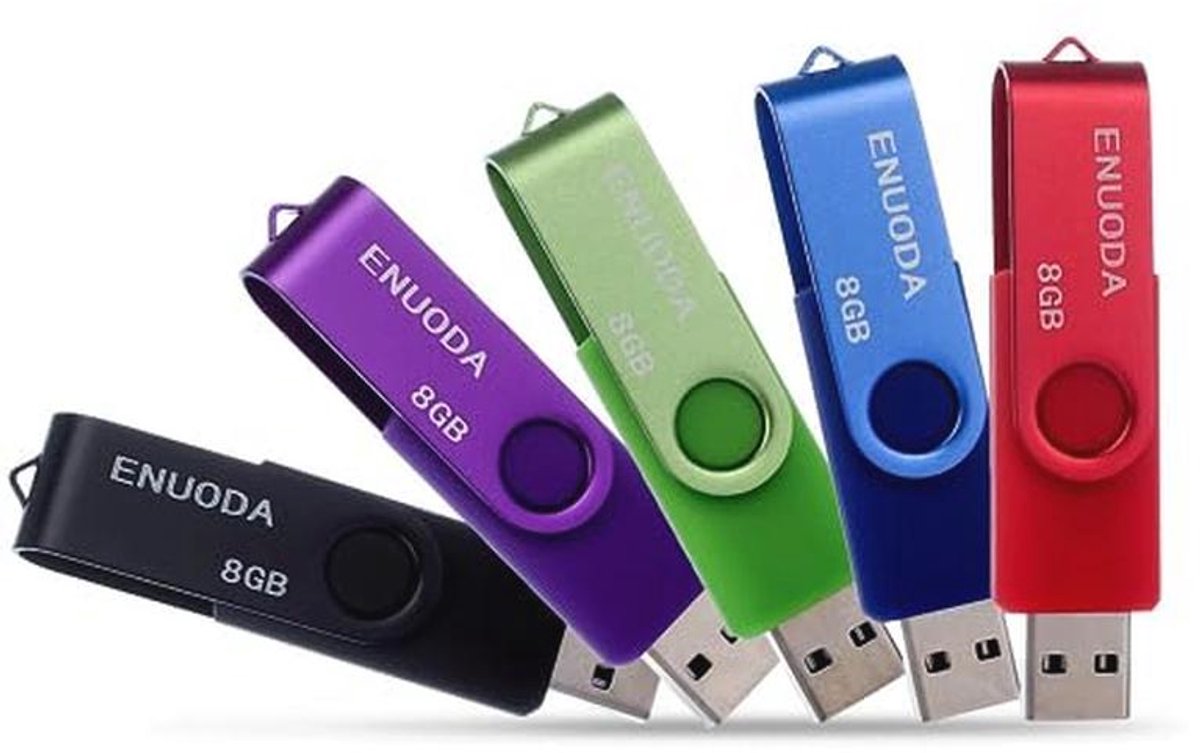 8GB USB Stick Set van 5 - Hoge Snelheid en Veelzijdig
