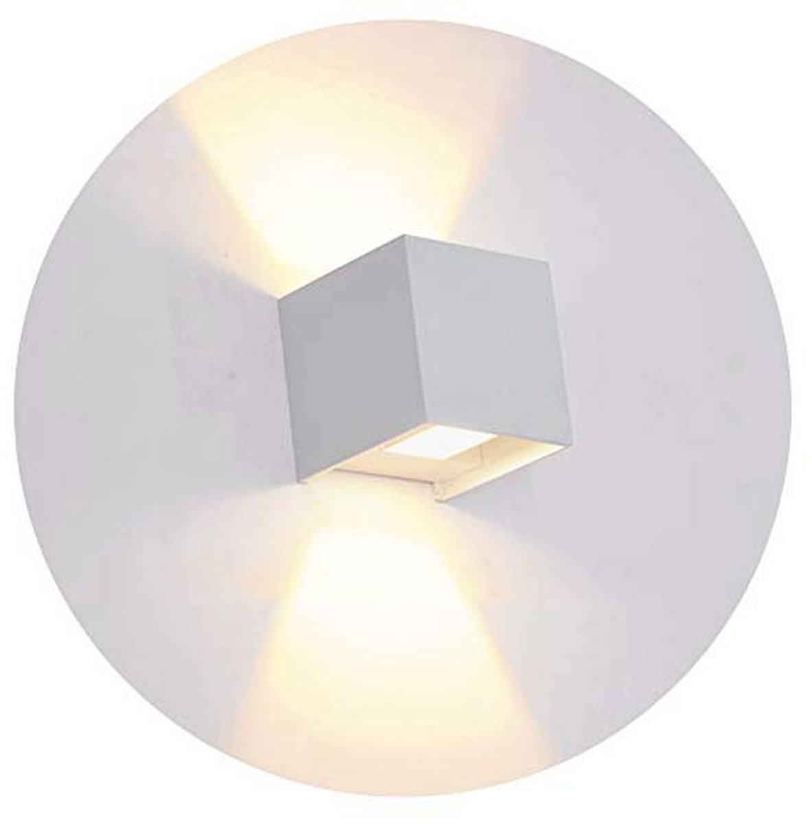 LED Wandlamp Binnen en Buiten met Instelbare Lichtstraal - 3000K Warmwit, IP65 Waterproof