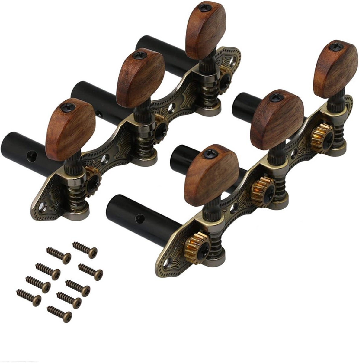 2x Stemmechanieken voor Klassieke Gitaar – Stemknoppen Set Links & Rechts