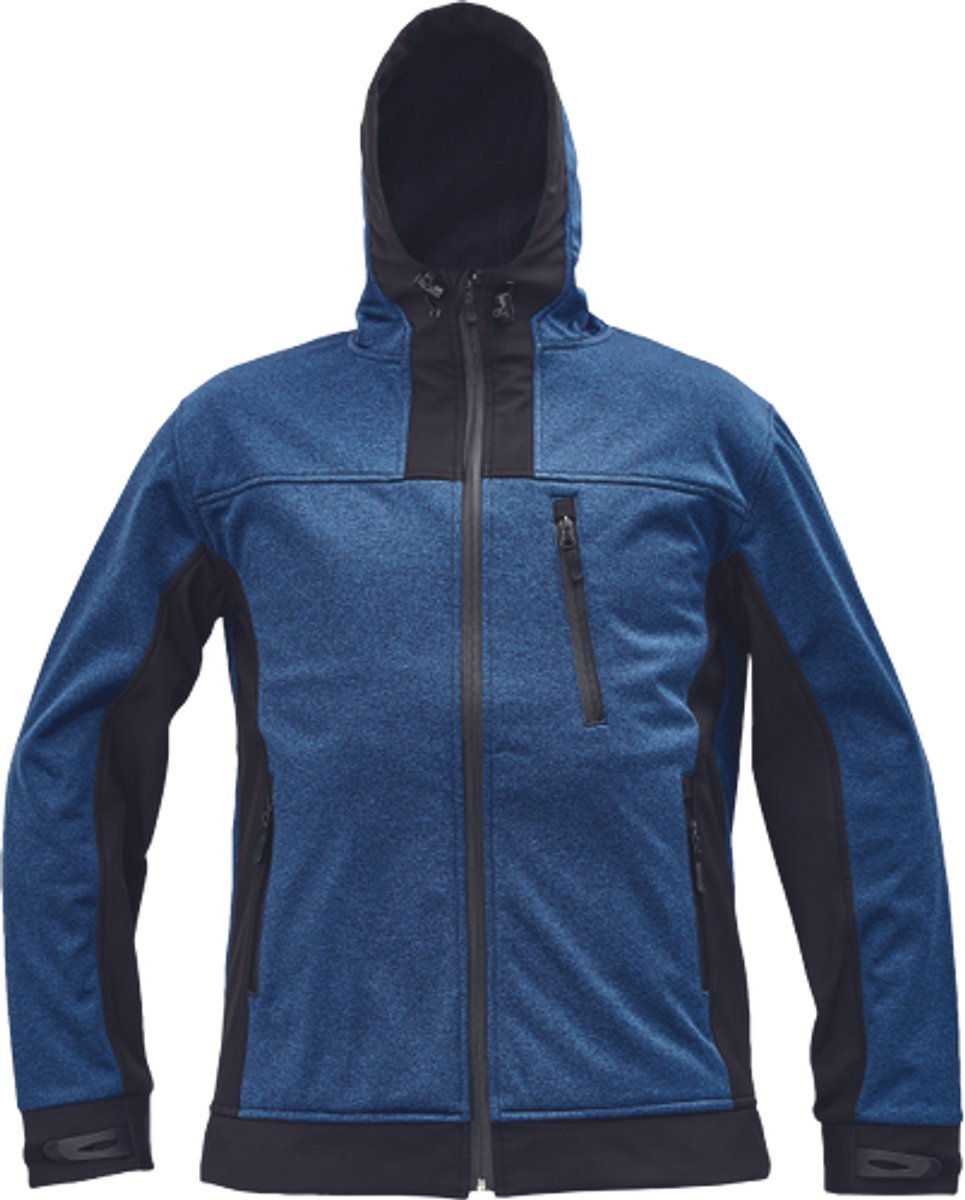 Cerva HUYER SOFTSHELL jas 03010582 Koningsblauw