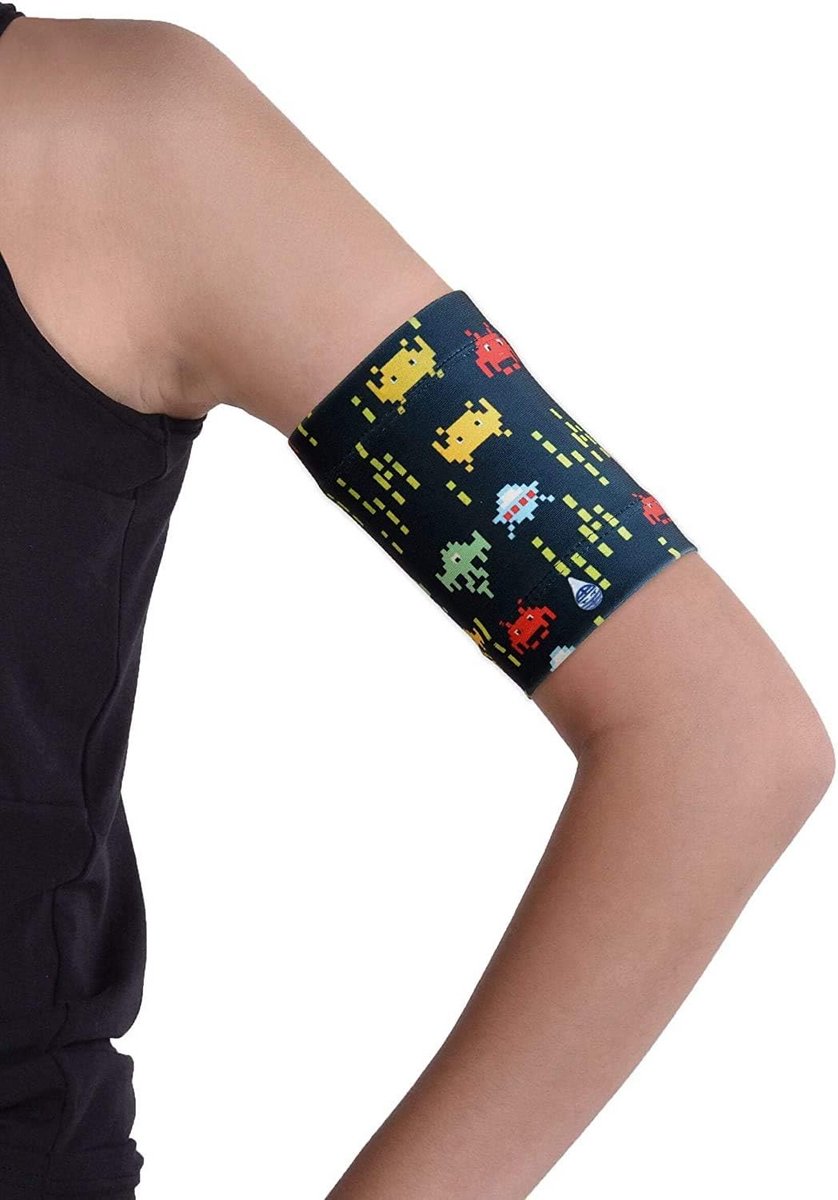 Comfortabele en Herbruikbare Sensor Armband voor Kinderen (Glucosemeter Houder)