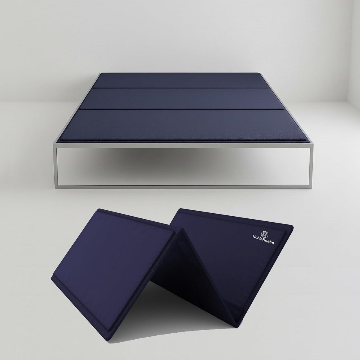 Matrasbodem Ondersteuning Queen Size (147x203 cm) voor Slaapbank en Bed - Inklapbaar en Stevig