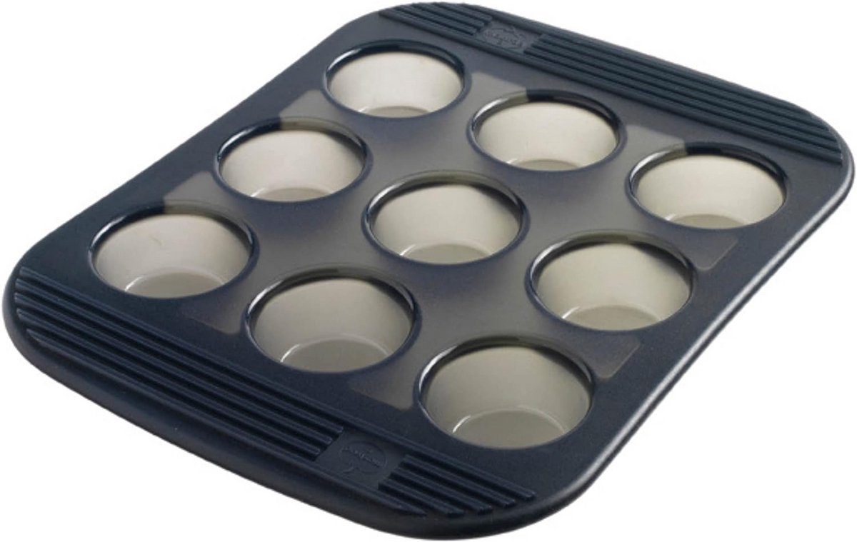 Siliconen Muffinvorm voor 9 Mini Cakes en Muffins
