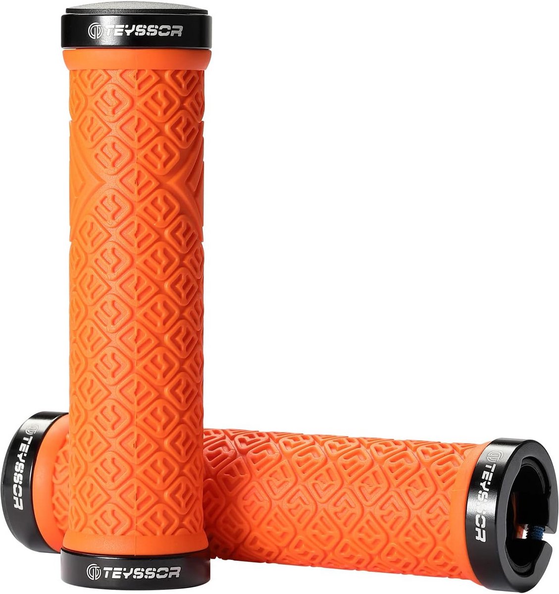 Fietsgrepen Mountainbike Stuur Grips met Dubbel Aluminium Sluiting voor MTB BMX