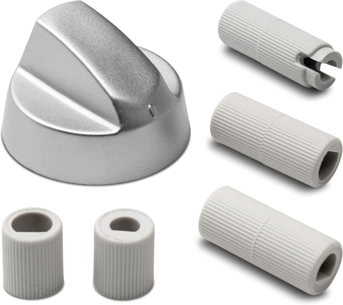 Universele Draaiknop voor Oven en Fornuis met 5 Adapters - Ø 43 mm