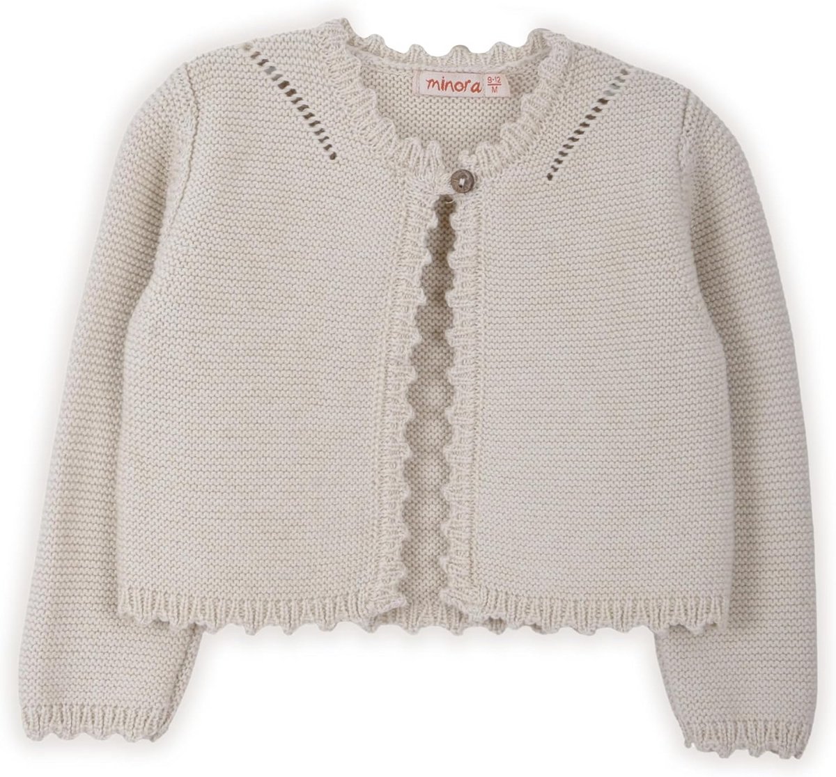 Gebreid Baby Vestje met Pompons voor Jongen en Meisje - Katoen Mix