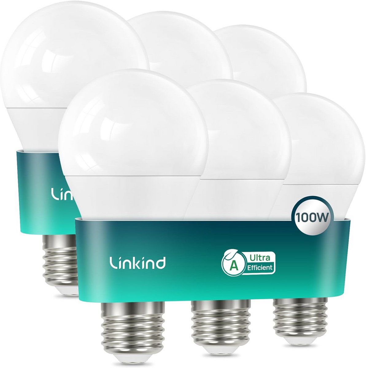 Set van 6 LED Lampen E27 7.2W (100W) 1521 Lumen Neutraal Wit 4000K