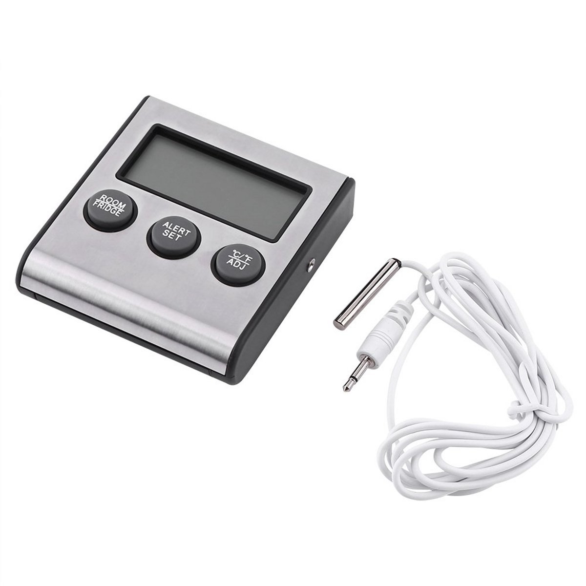 Digitale Koelkast en Vriezer Thermometer met LCD Display en Hoog/Laag Alarm