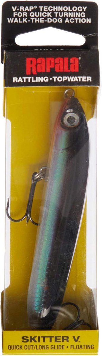 Topwater Plug Vis-aas Transparant Met Zilveren Accenten 10cm 14g