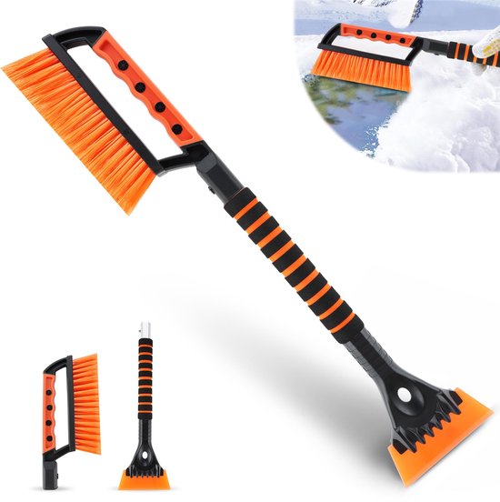 Foto: Ijskrabber voor autoruiten met antislip handvat draagbare auto ijsschraper voor het opruimen van ijs en sneeuw winterauto essentials universele sneeuwschraper voor auto suv vrachtwagen